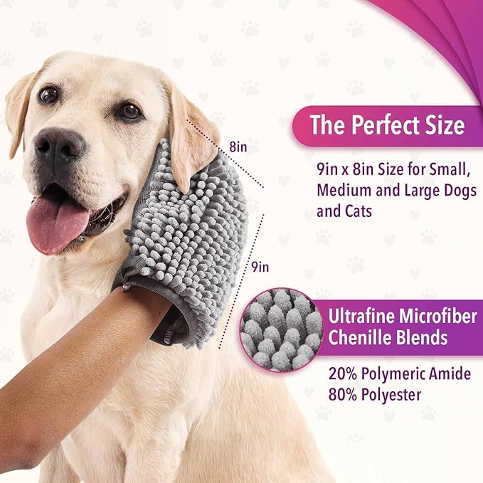 Dog Shower Attachment for Shower Faucet, Scrubber Bathtub Spout 3 in1 Set Deep Cleaning Washing Kit Glooming and Massage Function,with 2m Hose, for Medium and Large Dogs