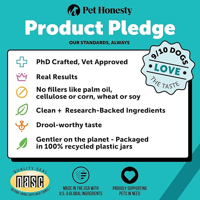 Pet Honesty Hemp Calming Chews for Dogs Max Strength- Dog Anxiety Relief, Dog Calming Treats with Hemp + Valerian Root, Melatonin for Dogs - Helps Aid with Thunder, Fireworks, Chewing & Barking (Duck)