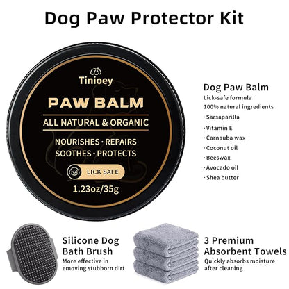 Dog Paw Cleaner for Large Dogs, Dog Paw Washer, Muddy Paw Cleaner, Pet Foot Cleaner, Dog Paw Protector Kit