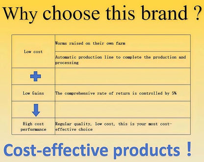 11 lb Black Soldier Fly Larva - BSFL is a high Calc-Rich Chicken Feed with More Calcium Than mealworms.It is a Pure Natural Food That Provides high Protein for Chickens and Birds