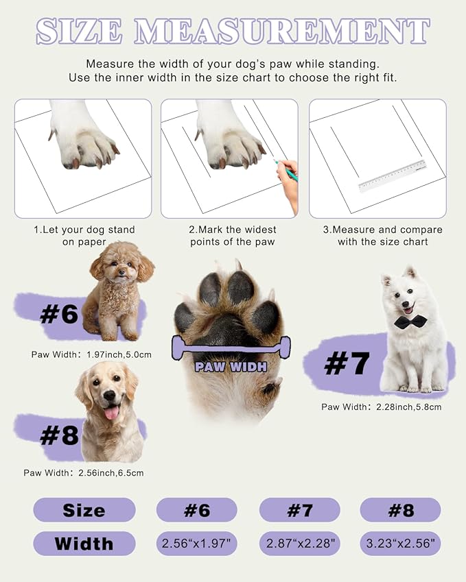 Dog Boots for Hot Pavement & Snow, Waterproof Non-Slip Dog Shoes with Reflective Straps, Adjustable Pet Booties for Small to Large Dogs, Outdoor Paw Protection, 4Pcs