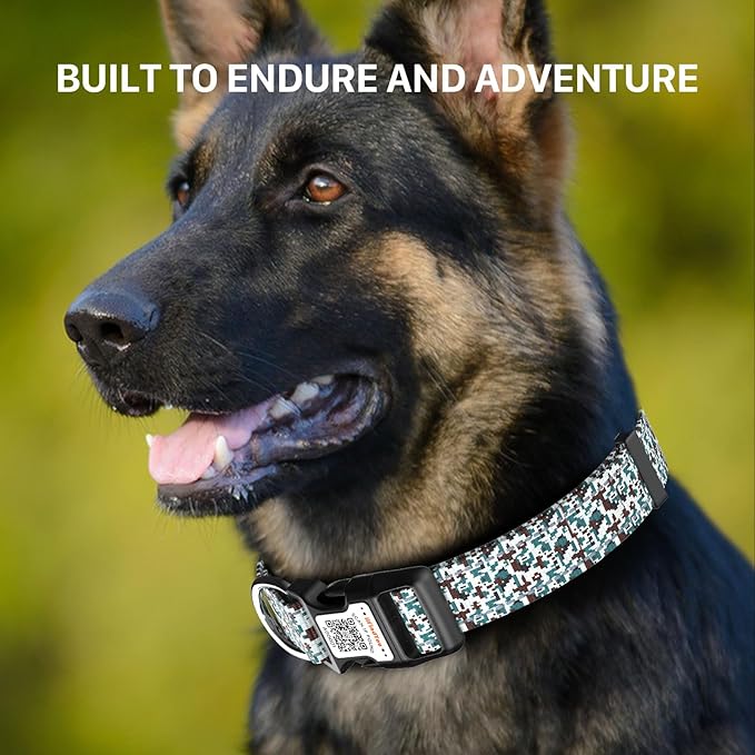Reflective Dog Collars for Puppy Soft Nylon Military Green Sized XS