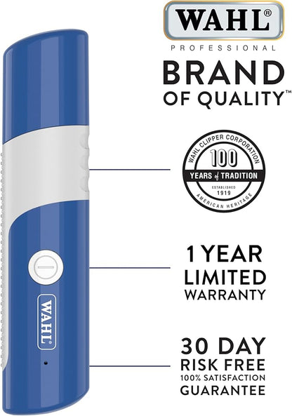 Wahl Professional Animal - Flexion Cat and Dog Nail Grinder - Professional 2-Speed Rechargeable Electric Pet Nail Trimmer - Paw Grooming & Smoothing for Dogs & Cats (#3023207)