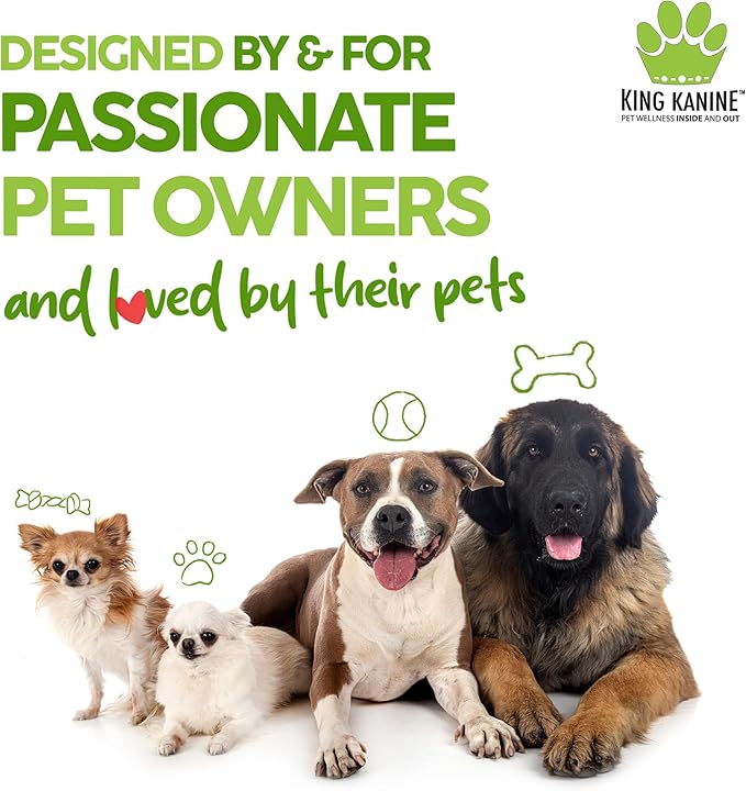 King Kanine Natural Dog Cleaner Deodorizing King Klean 14.88 oz | Organic Deodorizing Spray for Indoor & Outdoor Areas | Pet Odor Eliminator for Home | Hypoallergenic Gentle Cleansing Formula