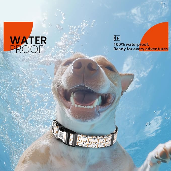 Reflective Dog Collars for Puppy Soft Nylon Camo Gray Sized XS