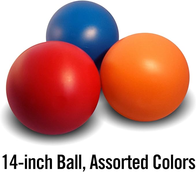 Doggie Dooley B00CIT99BC Virtually Indestructible Best Ball (hard plastic, colors may vary), All Breed Sizes , 14 inch