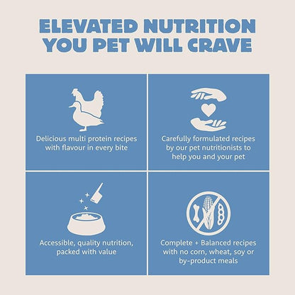 Range Rotisserie, Dry Dog Food, Chicken Meal and Turkey Meal Adult Recipe with Grains, 25 lb Bag