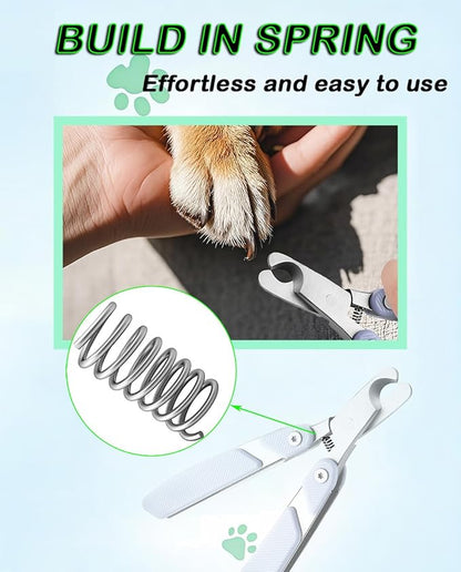 Portable Dog Nail Clippers with Foldable Design Cat Nail Trimmer