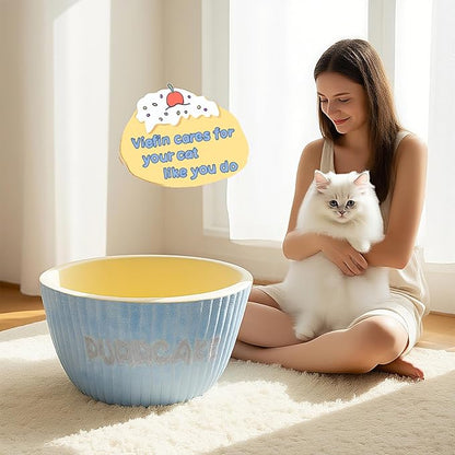 Cute Cat Beds Kitten Beds, Soft Small Dog Beds, Washable Pet Beds for Puppy and Kitty, Funny Cupcake Cat Cave, 20 Inches