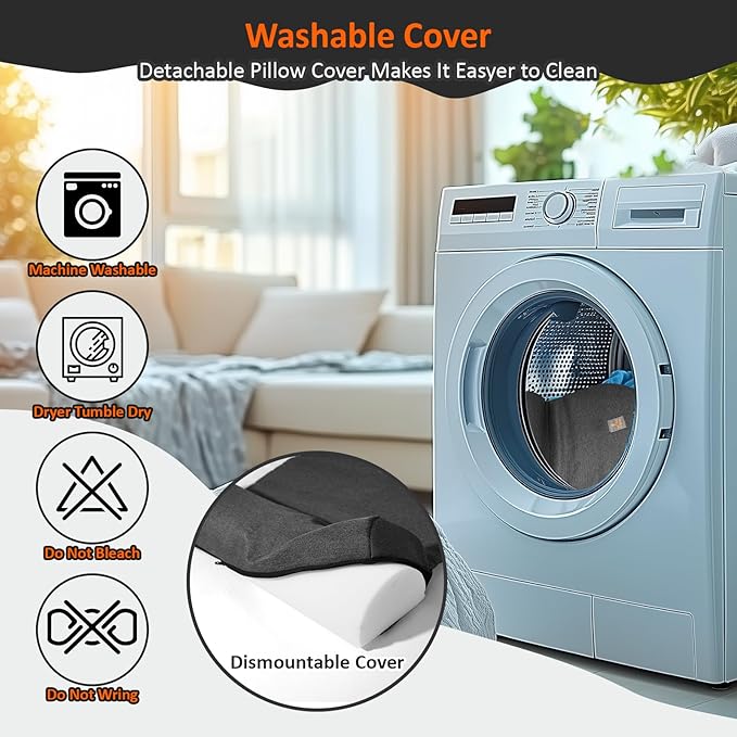 Dog Pillows for Medium Dogs, Dog Neck Pillow for Head Support, Washable Dog Bolster Pillow Good for Cervical Vertebra Portable Dog Bed Pillows for Joint Relief Sleeping Improve