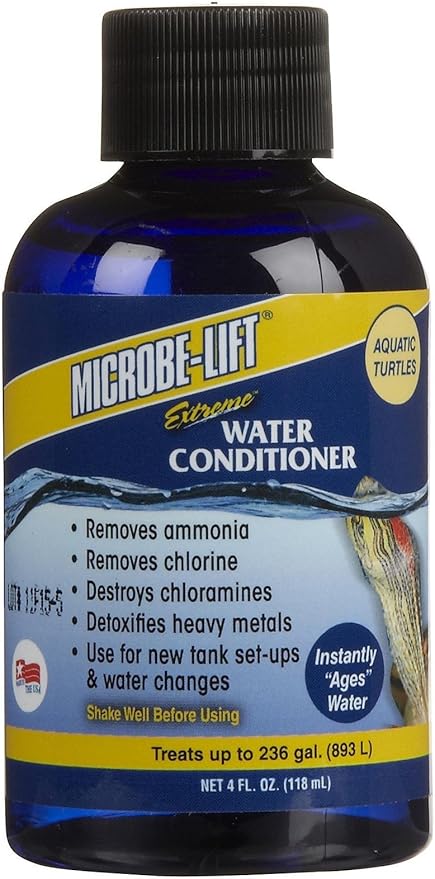 Microbe-Lift Aquatic Turtle Extreme Water Conditioner, for Freshwater Aquariums, 4 Fl Oz