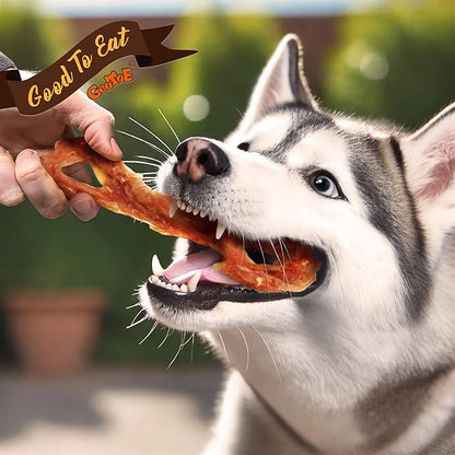 Gootoe Turkey Tendon Dog Treats  100% USA-Sourced, Natural Snack, Premium Training Chews, Hypoallergenic, Reseal Value Bags, Size for Large Dogs, Rope (Large) 2 Unit/Pack