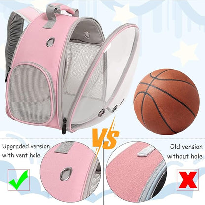 2-Pack Guinea Pig Carrier Backpack and Playpen Set - Breathable Pet Playpen Pop Open Outdoor/Indoor Exercise Fence, Portable Small Animal Backpack for Bearded Dragon, Rabbits, Hamster, Chinchillas