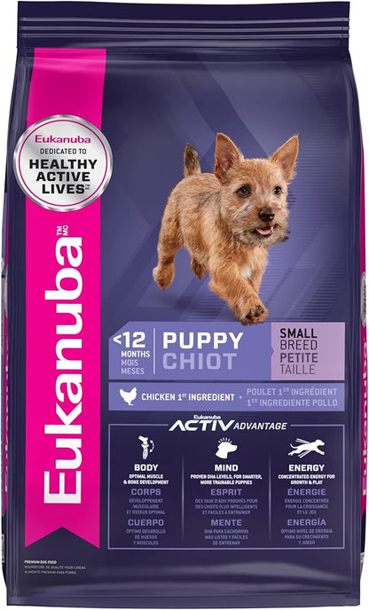 EUKANUBA Puppy Small Breed Dry Dog Food, 40 lb