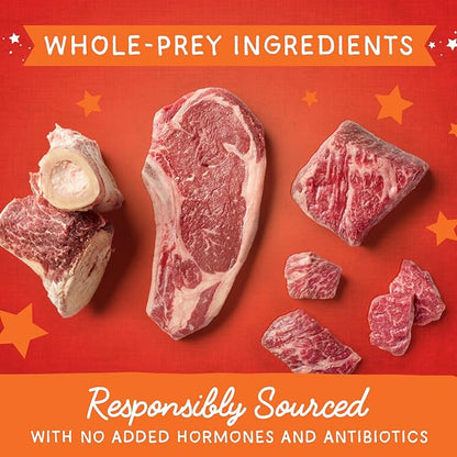 Stella & Chewy's Freeze-Dried Raw Marie's Magical Dinner Dust  Protein Rich, Grain Free Dog & Puppy Food Topper  Grass-Fed Beef Recipe  7 oz Bag