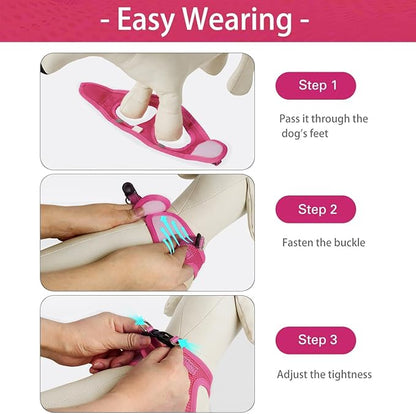 Dog Harness for Small Dogs, Small Dog Harness and Leash Set, Honeycomb Grid, Reflective Lightweight Harness & Anti-Twist Pet Lead,Dog Harness(Multi Color, Size: XS-S-M) (M, Rose red)