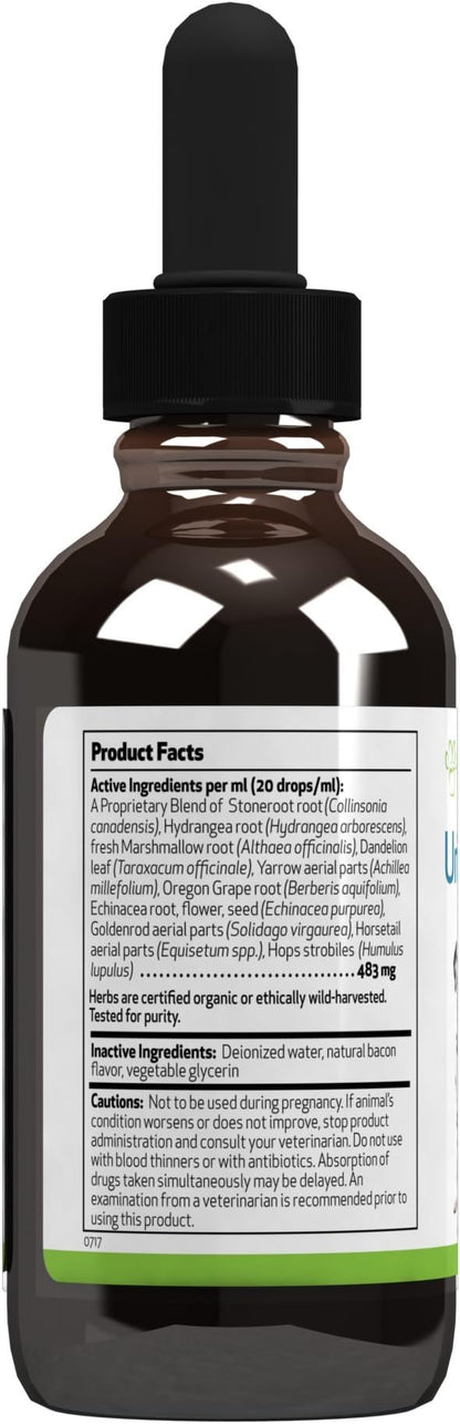 Pet Wellbeing Urinary Gold for Dogs - Vet-Formulated Multi-Herb Urinary Tract Support - Bladder Health & Urinary System Wellness - Holistic Dog Supplement - Liquid Formula 4 oz (118 ml)