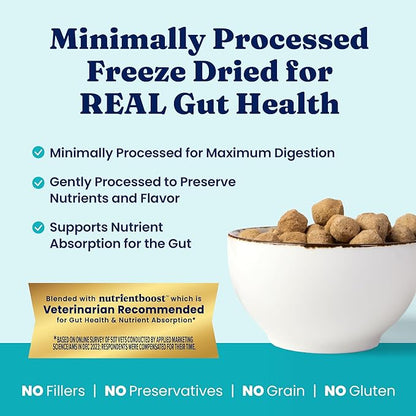 Solid Gold Freeze Dried Dog Food - W/Real Beef, Pumpkin & Superfoods - Freeze Dried Raw Dog Food Toppers for Picky Eaters to Serve as a Nutrient-Dense Meal Topper or High Protein Treats - 5.5oz