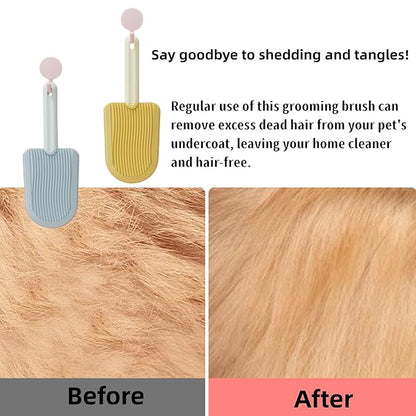 Cat Tongue Comb, Pets Tongue Comb, Ice Cream Cat Tongue Brush, Cat Tongue Licking Hair Comb for Massage, Cleaning, Shedding and Combing, Pet Grooming Brush, Easily Removes Fur Reducing Hairballs