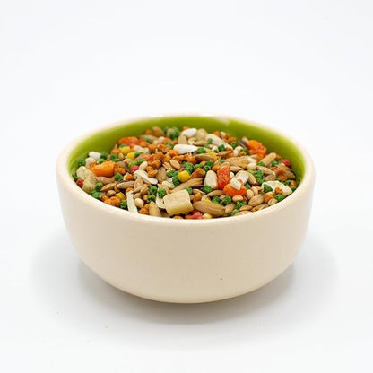 ZuPreem Smart Selects Daily Bird Food for Parakeet, Budgie, Parrotlet, Dove, Bird Pellets and Seed Blend, Core Nutrition for Small Birds, Made in USA, Parakeet Food, Budgie Food (S, 2 lb)