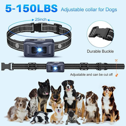 Dog Shock Collar, 4300FT Waterproof Dog Training Collar with Remote for 5-150lbs Small Medium Large Dogs, Rechargeable E Collar with Beep (1-8), Vibration(1-16), Safe Shock(1-99),Shock Collar for Dogs