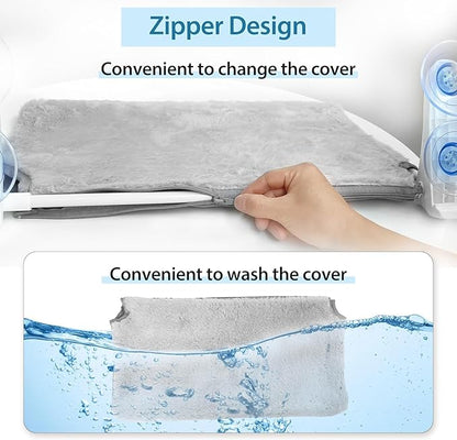 L&W BROS. 3Pc Heavy Duty Cat Window Perch, 50lb Load Foldable Hammock with Strong Suction Cups, Window Bed for Large & Multiple Cats (M 3Pc)