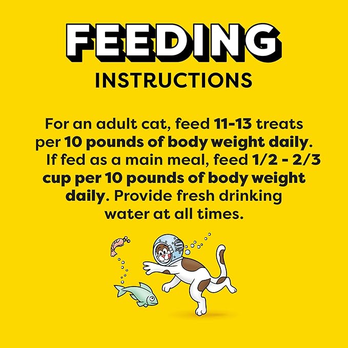 Temptations Classic Crunchy and Soft Cat Treats, Seafood Medley Flavor, 48 oz. Pouch