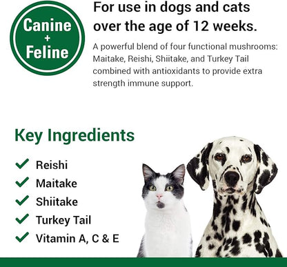 Vet Classics CAS Options Extra Strength Immune Support for Dogs, Cats – Pet Health Supplement, Dog Antioxidant Care – Extra-Strength Dog Supplement Formula – 120 Chewable Tablets