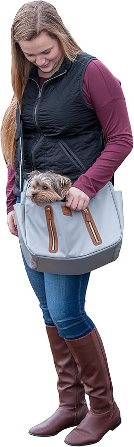 Pet Gear Tote/Sling Carrier for Cats/Dogs, Storage Pocket, Removable Washable Liner, Zippered Top and Mesh Windows, 2 Models, 6 Colors
