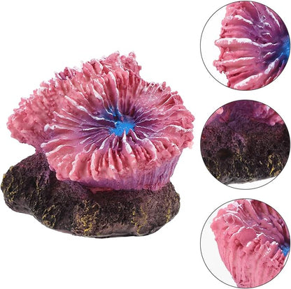 ABOOFAN Aquarium Coral Ornaments, Artificial Coral Reef Aquarium Ornament Reef Decor for Fish Tank Landscape Decoration
