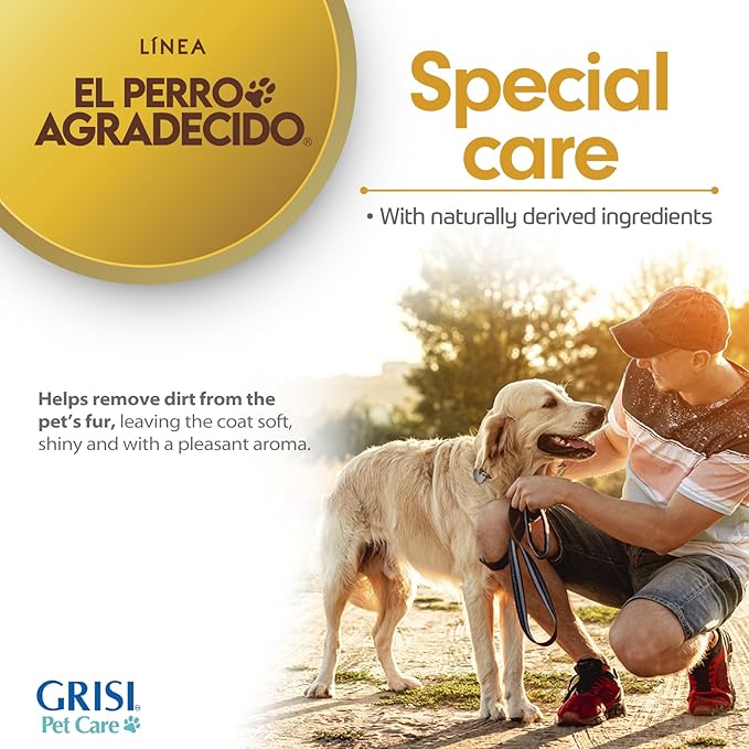 Perro Agradecido ® Oatmeal Soap, Dog Soap, Sensitive Skin, Conditions, Shiny Coat, Ingredients of Natural Origin, 5-Pack, 3.5 Oz Each, 5 Soaps