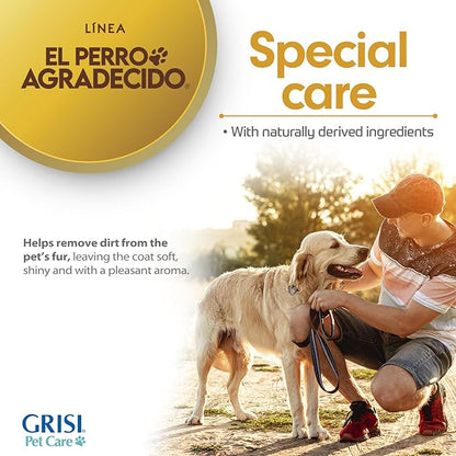 Perro Agradecido ® Oatmeal Soap, Dog Soap, Sensitive Skin, Conditions, Shiny Coat, Ingredients of Natural Origin, 5-Pack, 3.5 Oz Each, 5 Soaps