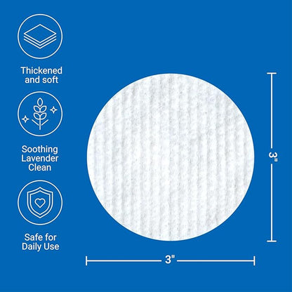 Dog Eye Wipes, Pet Wipes for Tear Stain Remover, Gentle Lavender Eye Wash Pads for Pet Eye Infection, Travel & Daily Grooming Wipes for Pet Eye, Face, Discharge & Crust, 100ct