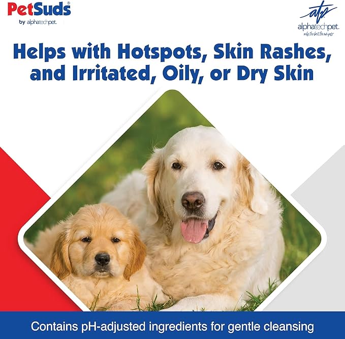 Probiotic Shampoo and Conditioner for Dogs, 16 oz Lavender Scented - Helps with Hotspots, and Dry, Oily Skin - Hypoallergenic, Sulfate Free, No Synthetic Perfumes or Dyes