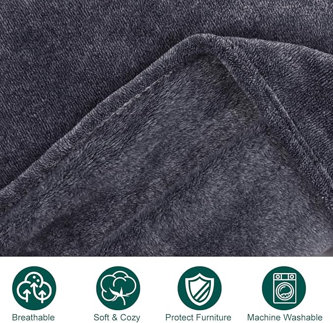 Onarway Dog Blanket Washable for Puppy: 4 Packs Dog Blankets 40”x28” - Fluffy Soft Small Throw for Cat Puppy Kitten Dogs - Fleece Pet Blankets for Bed Sofa Car and Indoor - Purple