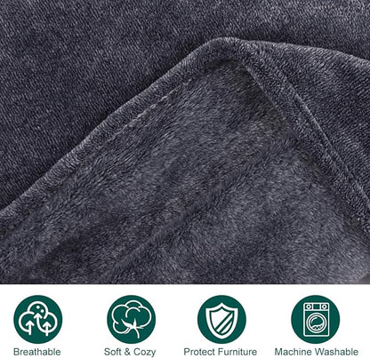 Onarway Dog Blanket Washable for Puppy: 4 Packs Dog Blankets 40”x28” - Fluffy Soft Small Throw for Cat Puppy Kitten Dogs - Fleece Pet Blankets for Bed Sofa Car and Indoor - Purple