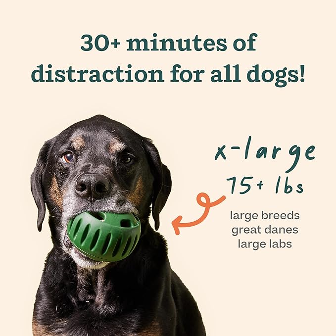 WOOF Pupsicle - Long-Lasting Interactive Dog Toy to Keep Your Pup Distracted - Safe for Dogs - Low-Mess Design - Dog Toys for XL Dogs 75 lbs and Up