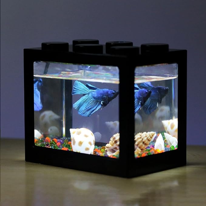 Flylin 4PCs 5V USB Aquarium Light, Smal Decoration LED Lighting Lamp, Aquarium Water Plant Light for Desktop Fish Tank Indoor Water Garden (White)