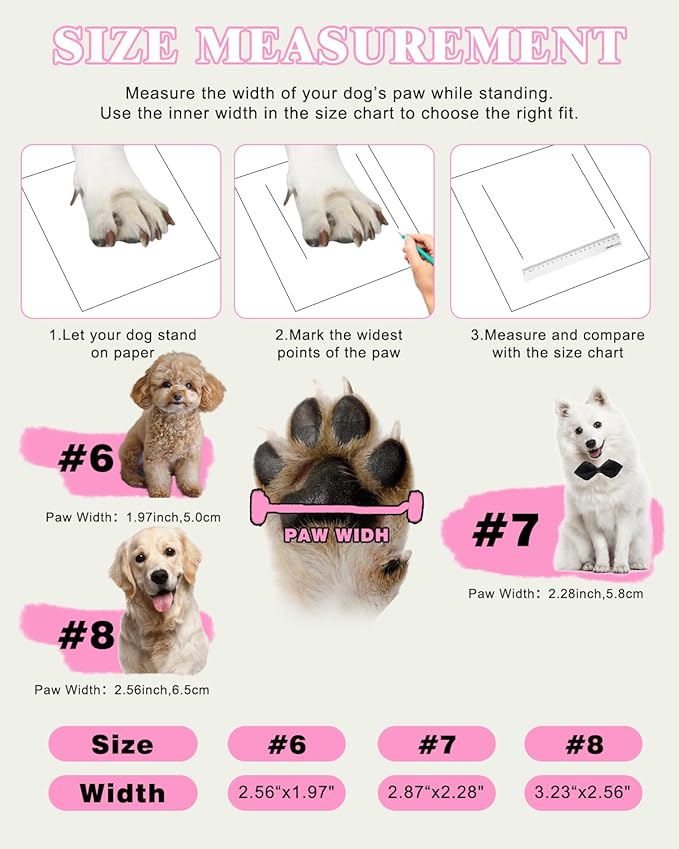 Dog Boots for Hot Pavement & Snow, Waterproof Non-Slip Dog Shoes with Reflective Straps, Adjustable Pet Booties for Small to Large Dogs, Outdoor Paw Protection, 4Pcs