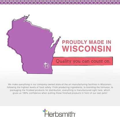 Herbsmith Calm Shen – Herbal Blend for Dogs & Cats – Natural Anxiety Remedy for Dogs & Cats – Feline and Canine Calming Supplement – 270 Tablets