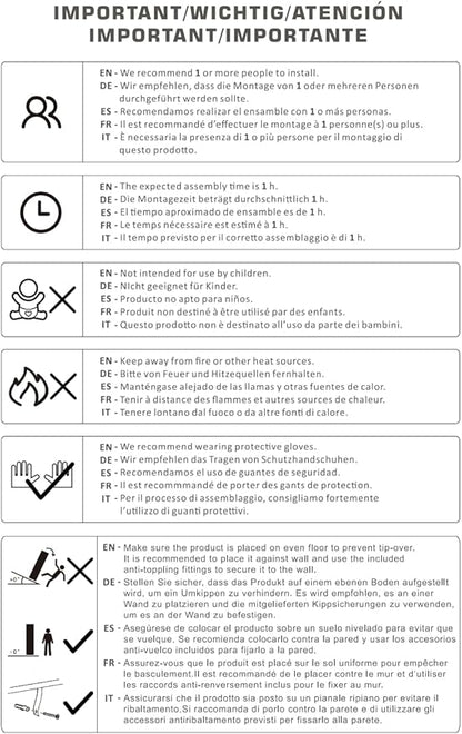 MUTICOR 66 Inches Multi-Level Large Cat Tree Tower for Indoor Big Feline/Cozy Plush Perches/Condo/Sisal Scratching Posts/Hammock and Baskets/Activity Center Play House/Wide Base/Dark Grey