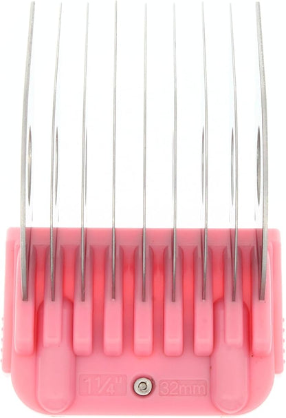 32mm 1 1/4" Animal Clipper Guard Attachment (Not Compatible on 5-in-1 Blade) for A5 Series Clippers |Stainless Steel Blade for Dog Groomer| Snap-On/Off Guard Combs for Dog Grooming (Standard COMB32MM)