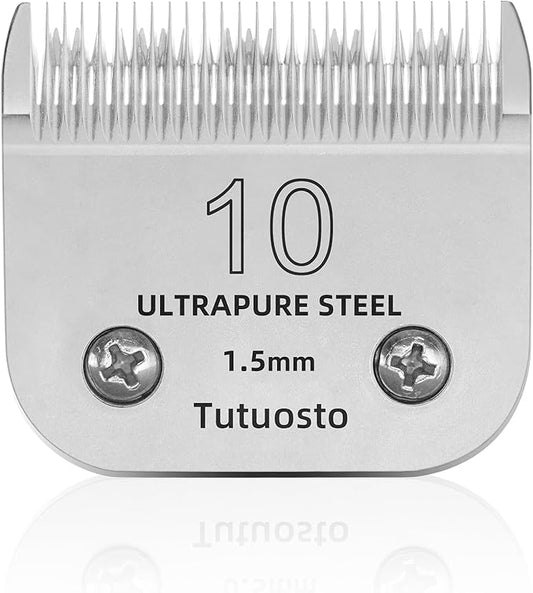 10# Clipper Blades Pet Grooming Clipper Replacement Blades Detachable Blade Compatible with andis/wahl/Oster Dog Clippers