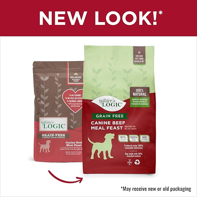 Nature's Logic Grain Free Beef Meal Feast, 25lbs