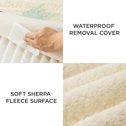 Bedsure XL Dog Bed for Large Dogs - Christmas Dog Bed, Orthopedic Waterproof Dog Beds with Removable Washable Cover