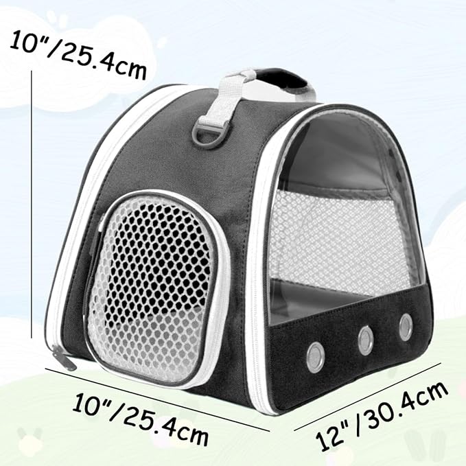 2-Pack Guinea Pig Carrier and Playpen Set - Breathable Pet Playpen Pop Open Outdoor/Indoor Exercise Fence, Portable Small Animal Backpack for Bearded Dragon, Rabbits, Hamster, Chinchillas