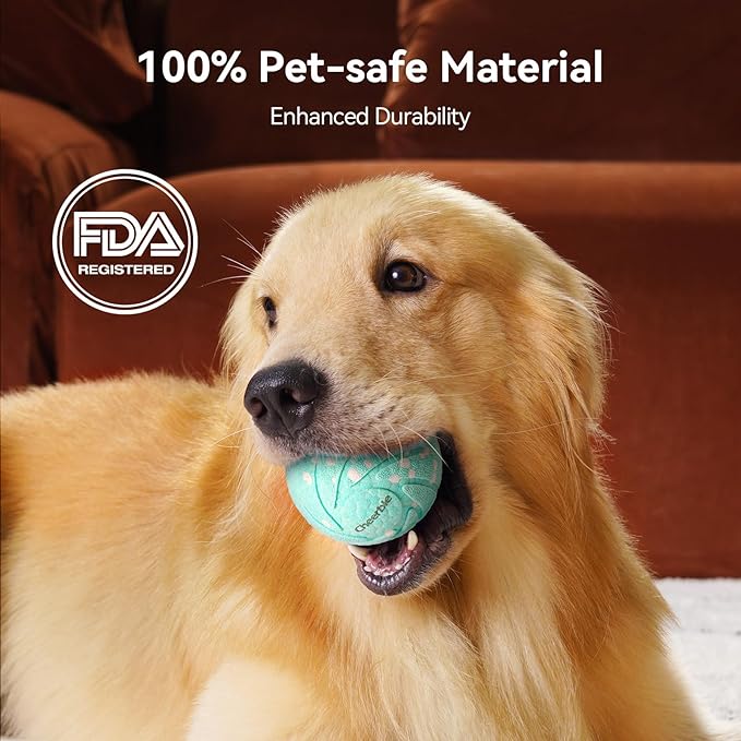 Cheerble [2025 Upgrade Smart Interactive Dog Toys,Wicked Ball AIR,3 Interactive Modes,Self Moving Bouncing Rotating Ball,E-TPU Material,IPX7 Waterproof,Active Rolling Ball for Medium and Large Dogs