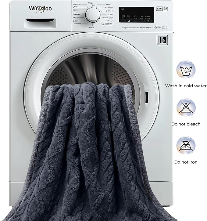 Waterproof Pet Blanket, Liquid Pee Proof Dog Blankets for Sofa Bed Couch, Reversible Sherpa Fleece Furniture Protector Cover for Small Medium Large Dogs Cats,Dark Grey Mediumï¼57" x 40"ï¼