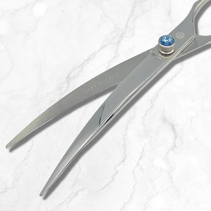 7.5" Saki Shears Dog/Pet Curved Grooming Scissors/Shears - Pet Hair Trimming Scissors - Shiba (7.5 Inch Curved)