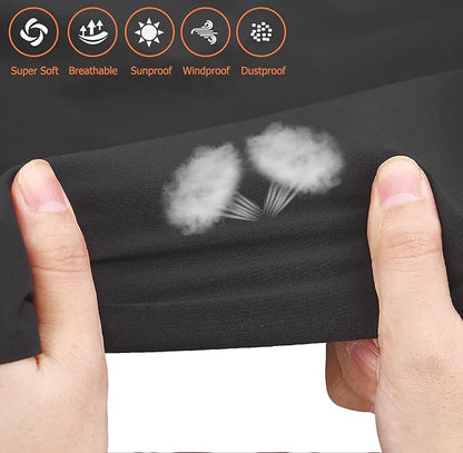 54 Inch Wire Dog Crate Cover,Durable Windproof Privacy Polyester Pet Kennel Covers,Breathable Blackout Cover for 1/2/3 Door Dog Cage. (54" L x 37" W x 45" H,Black)